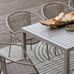 Crystal Dining Table 6 Seater